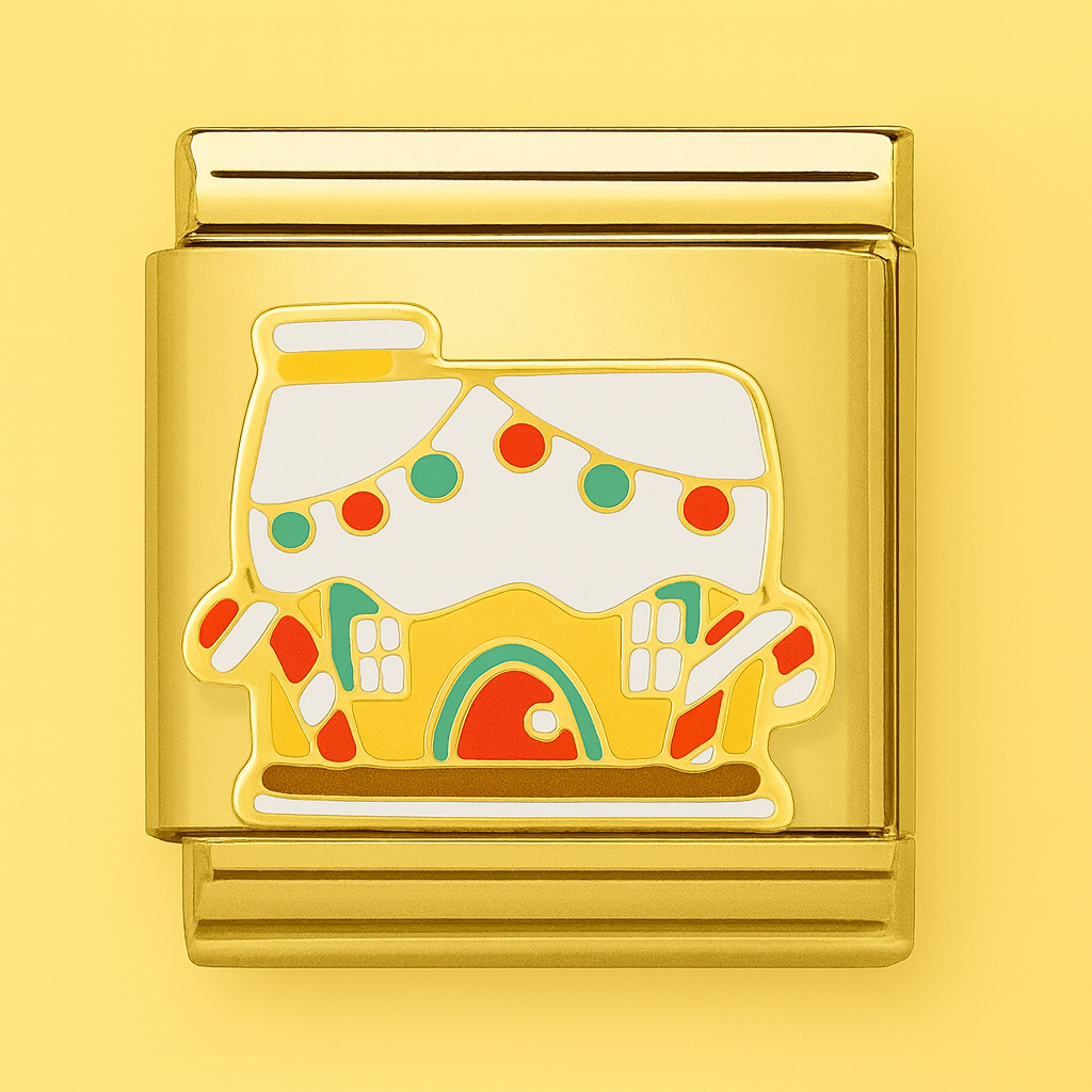 "Gingerbread House" Charm