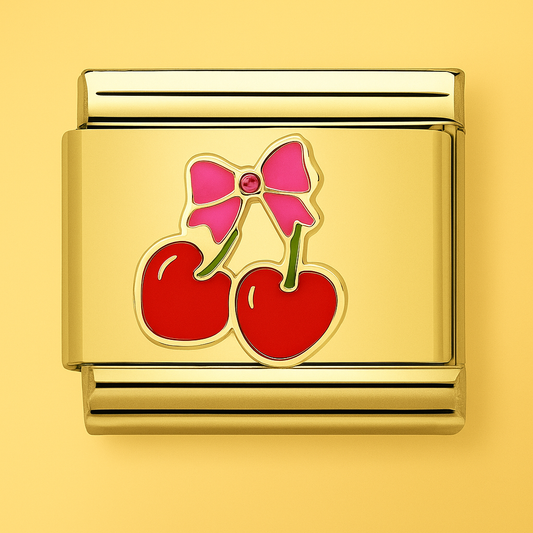 "Cherry Bow" Charm