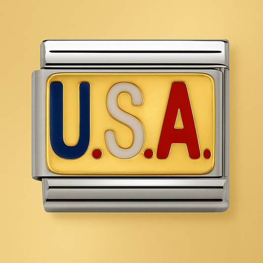 "U.S.A." Charm