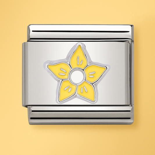 "Yellow Flower" Charm